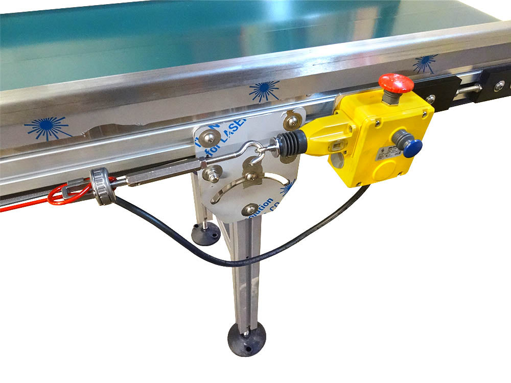 Low Profile Belt Conveyor - Automated E-Stop