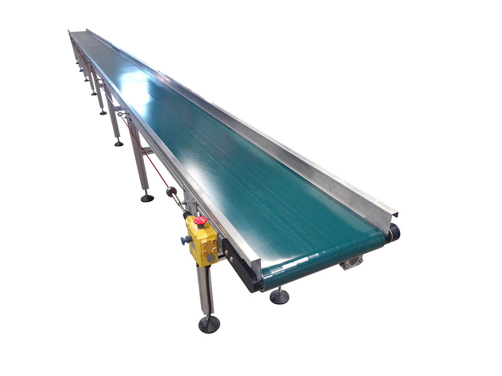 Low Profile Belt Conveyor - Automated E-Stop